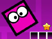 幾何霓虹燈短跑